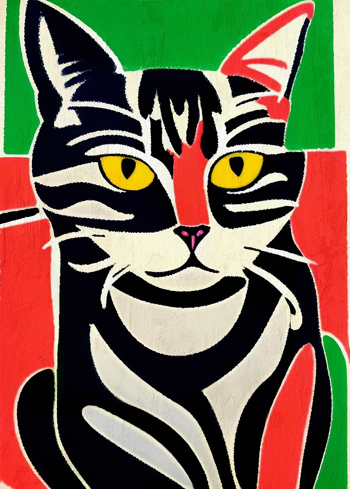 Ollie Cat Poster