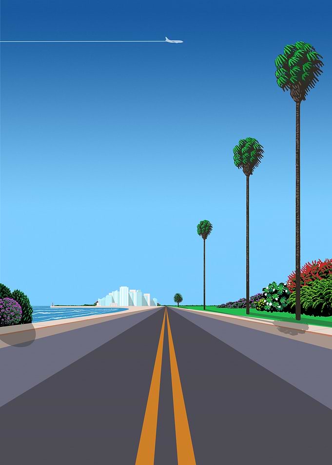 Florida USA City Pop art