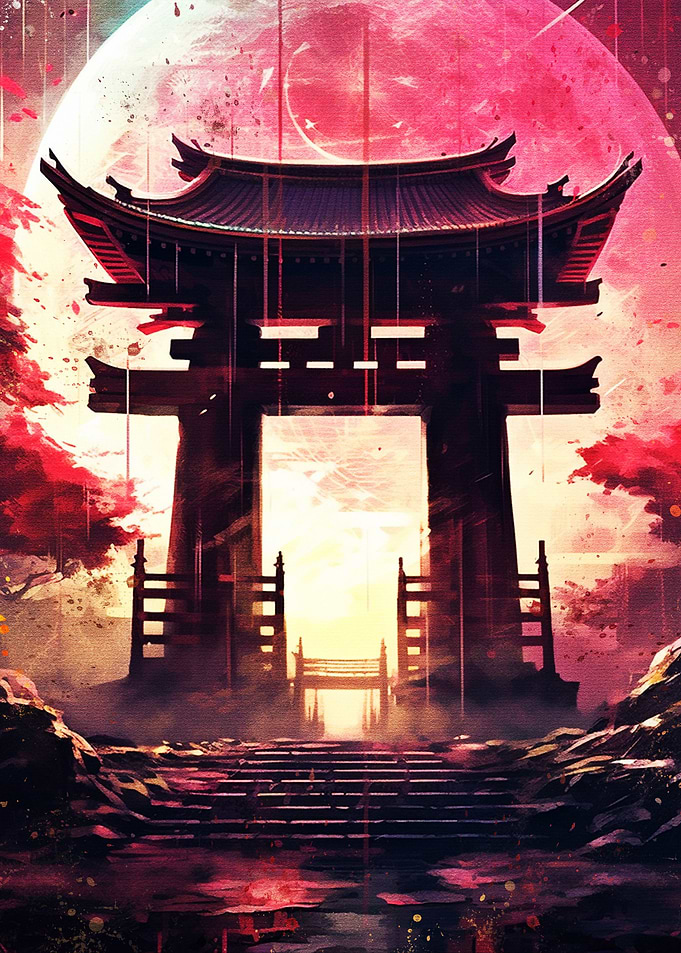 Paint Japanese Tori Gate