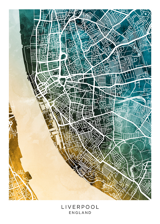Liverpool England Map