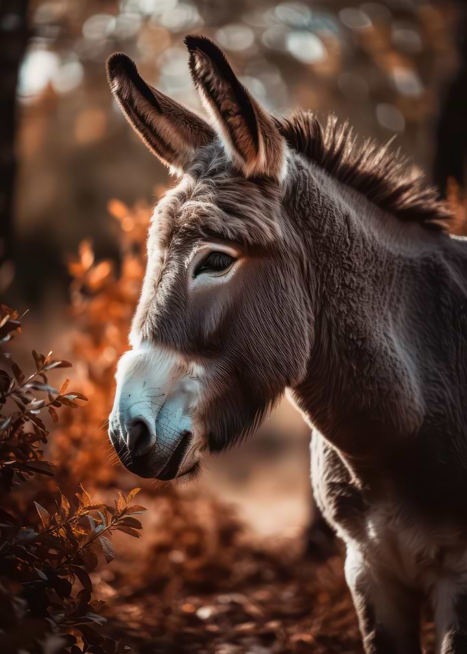Cute donkey