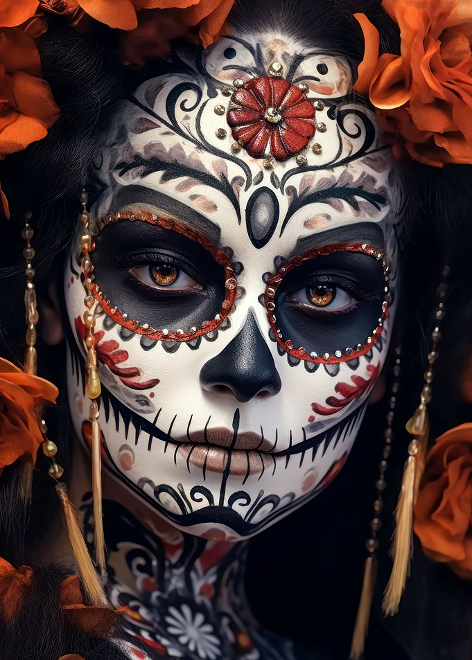 La Catrina Skull
