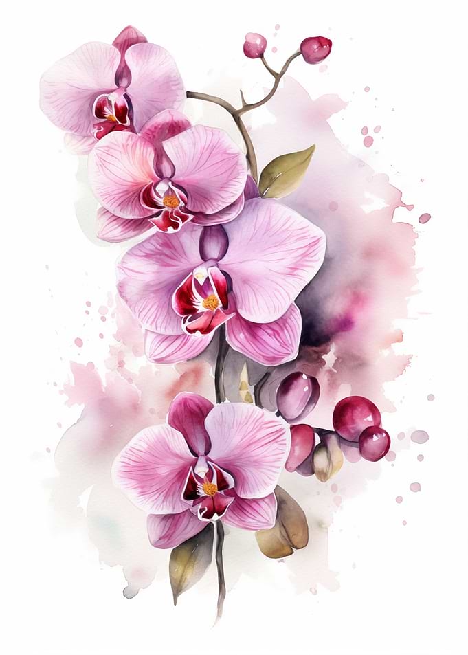 Pink Orchids