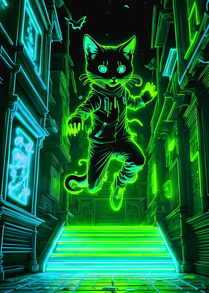 animal neon light