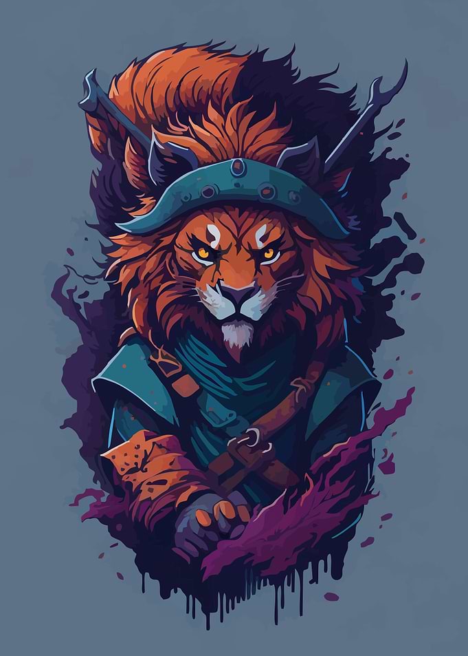 Ninja lion king