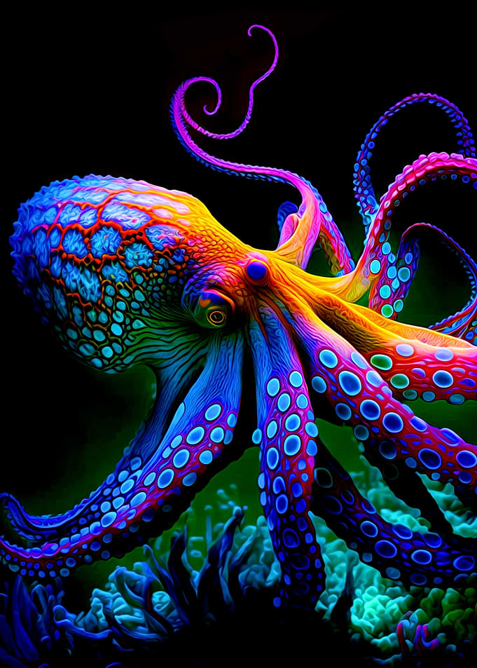 Colorful Octopus