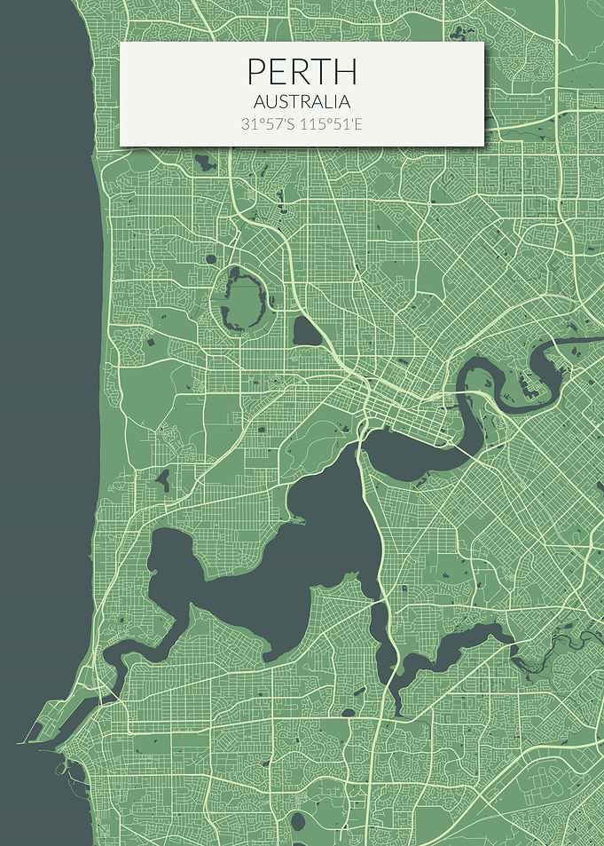 Perth Green Map