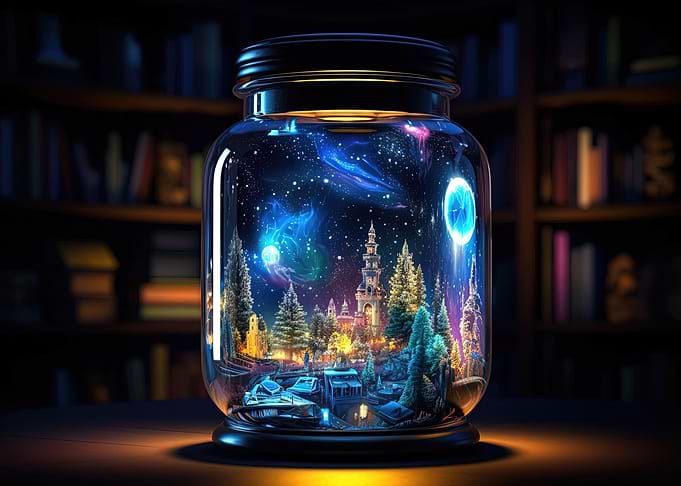 Galaxy in a Jar