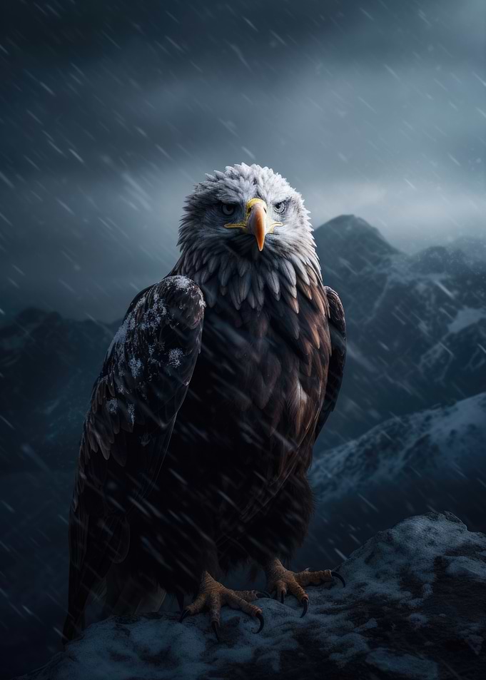 Eagle in Darkness
