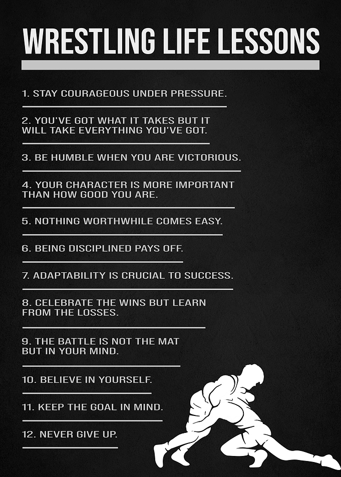 Wrestling life lessons