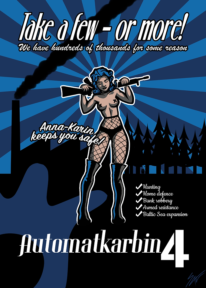 AK4 Pinup Girl advert