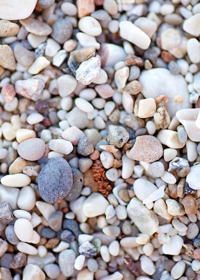 Summer sea rocks close up