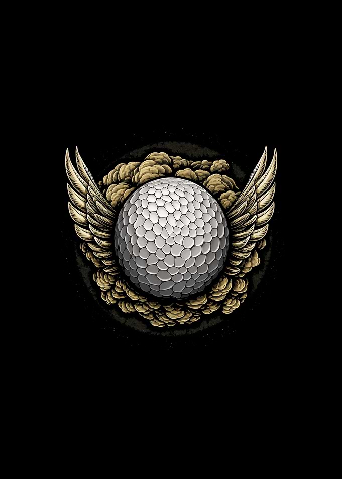 Golf Ball with Wings