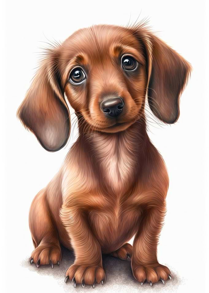 Dachshund Dog 02