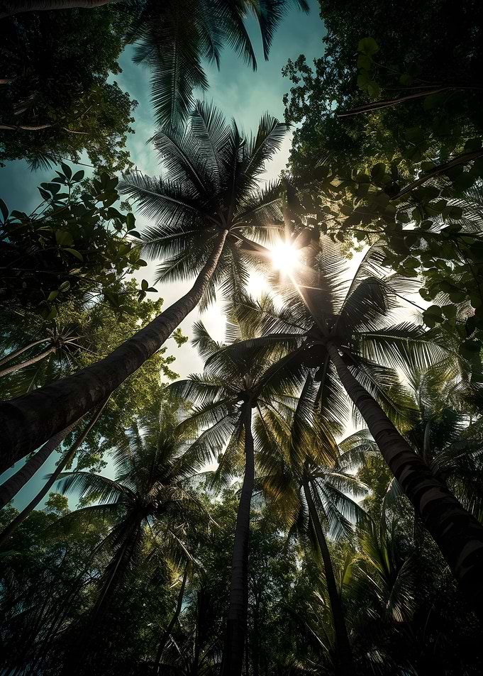 Sun Kissed Palms Tropical