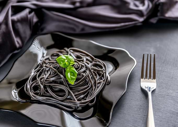 Black pasta