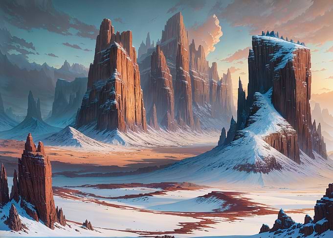 Snowy Desert