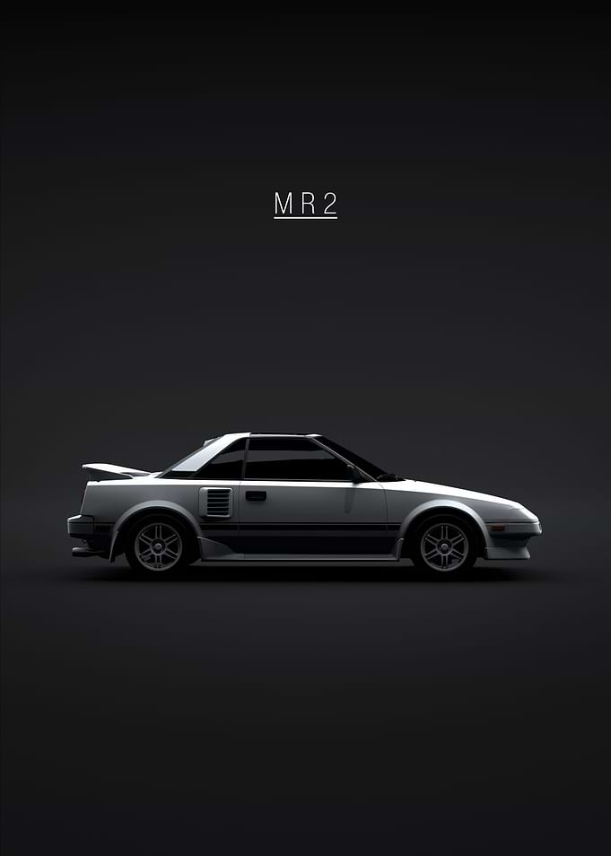 Toyota MR2 Mk1 1984 White