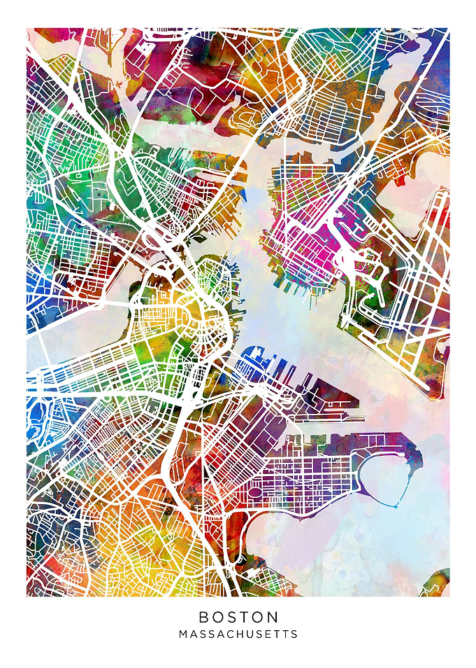 Boston Massachusetts Map