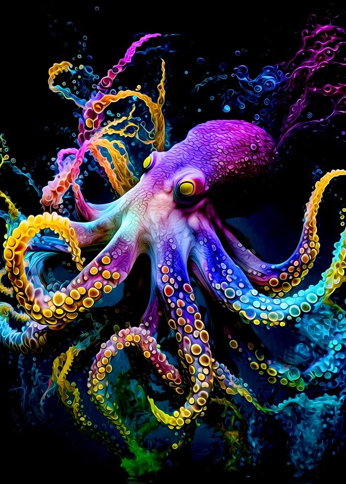 Colorful Octopus
