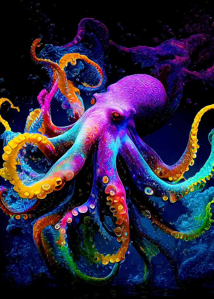 Colorful Octopus