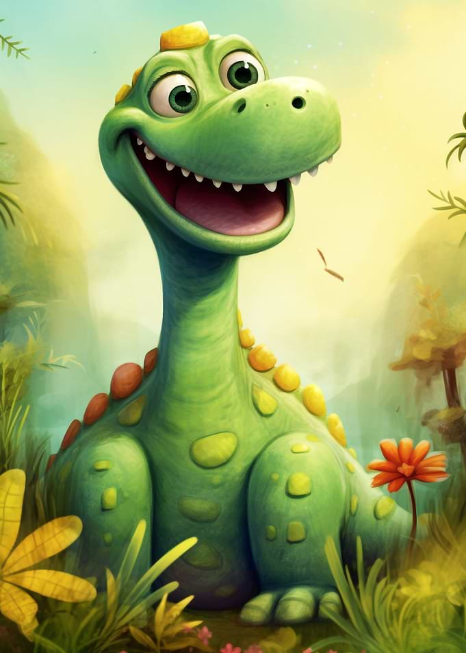 Cute Baby Dinosaur