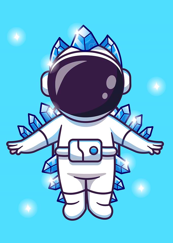 Astronaut ice element