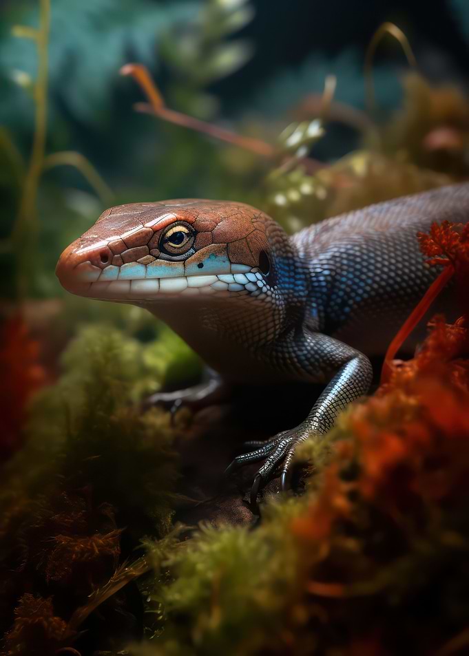 Graceful skink