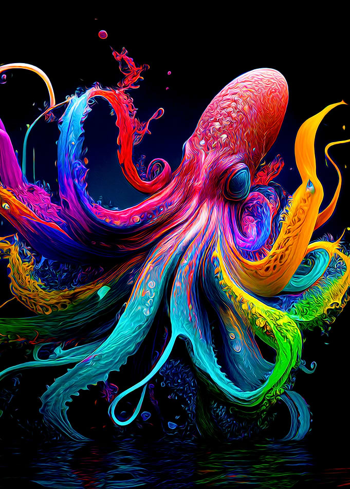 Colorful Octopus