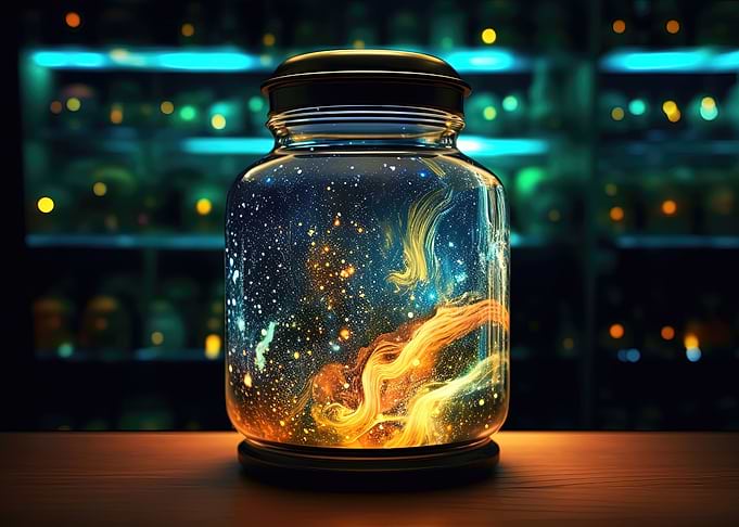 Galaxy in a Jar