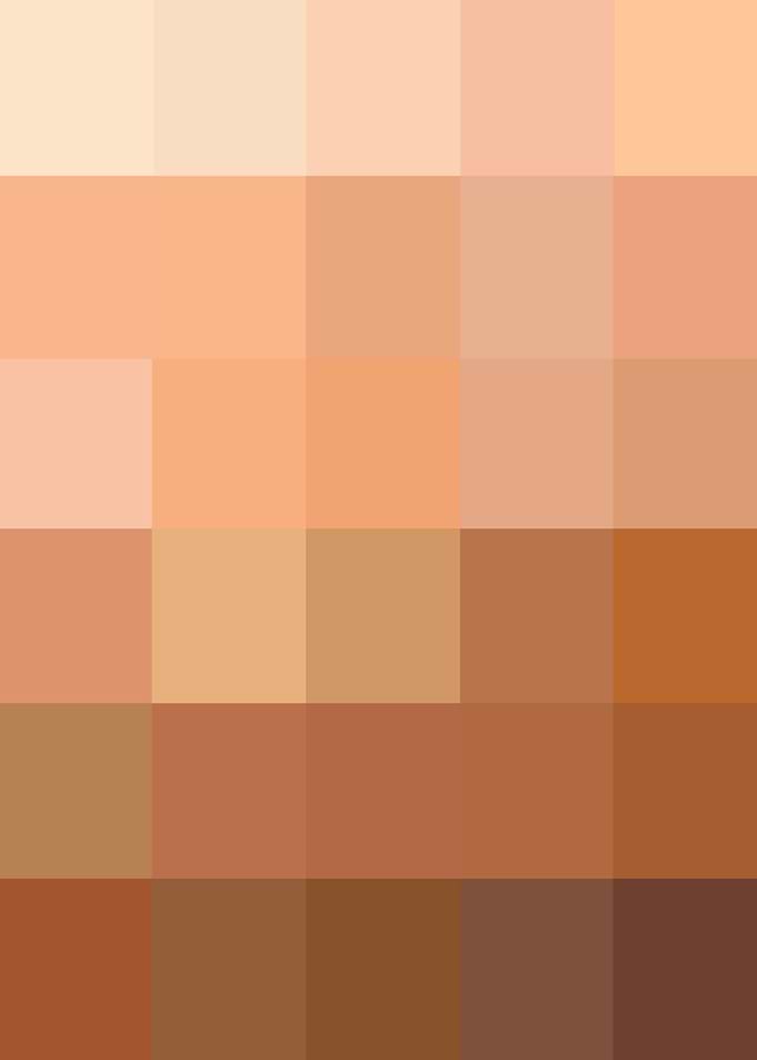 Nude Color Palette