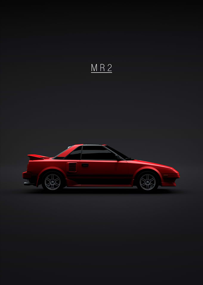 Toyota MR2 Mk1 1984 Red