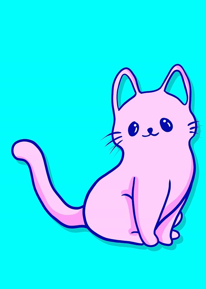 mini cat cute