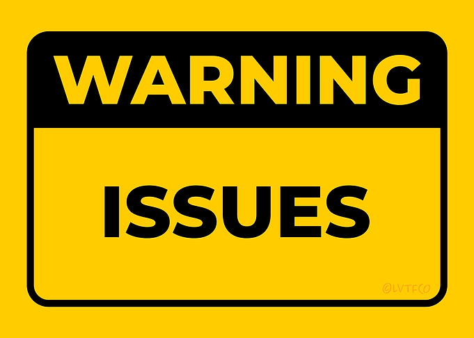 WARNING Issues