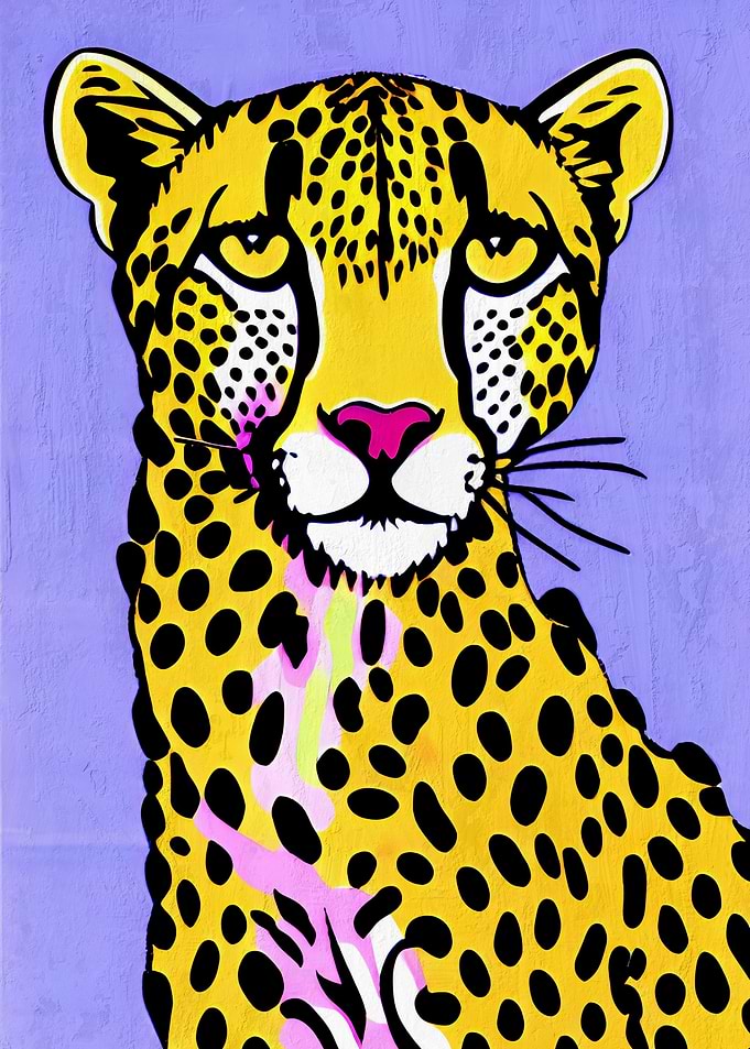 Bella Cheetah Poster
