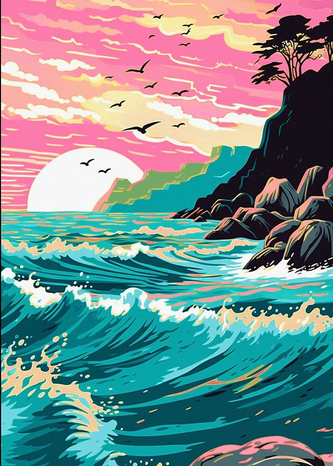 Waves On The Beach