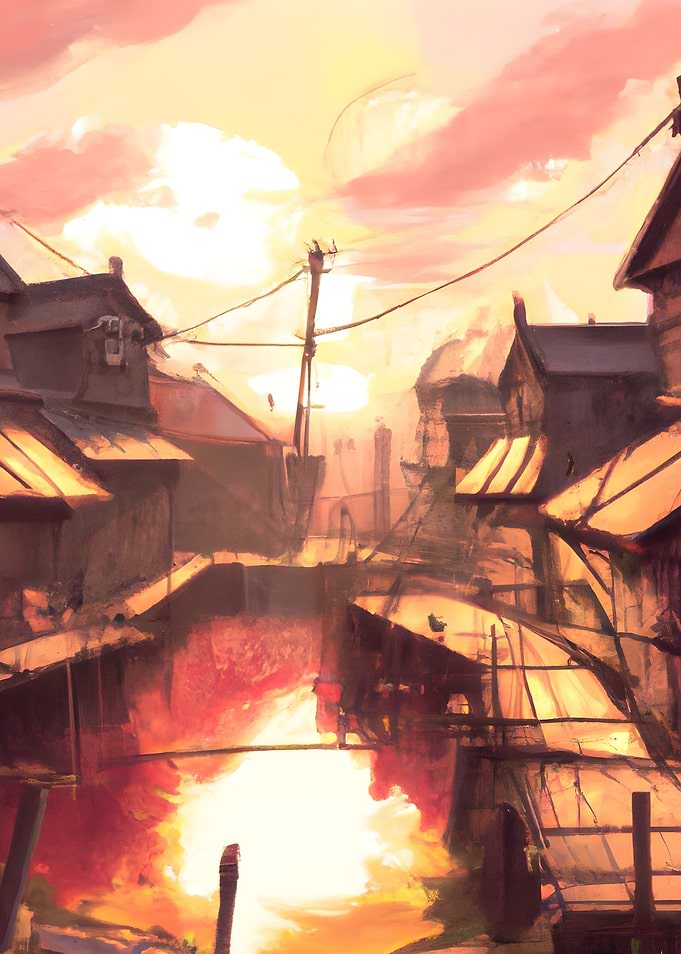 Japanese Sunset Aesthetics