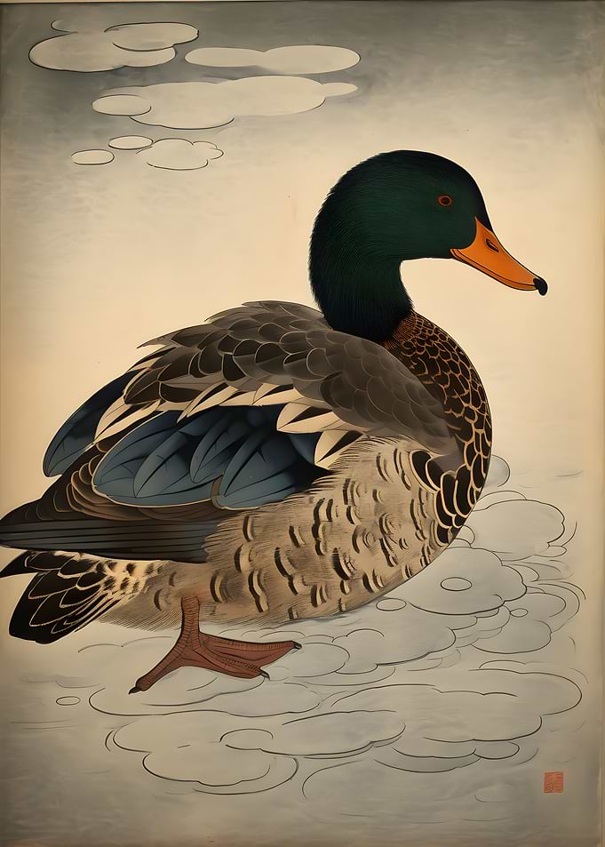 Duck Ukiyo e
