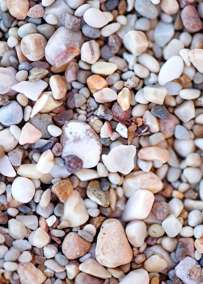 Summer sea rocks close up