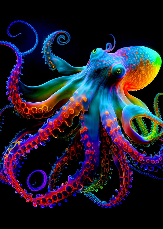 Colorful Octopus