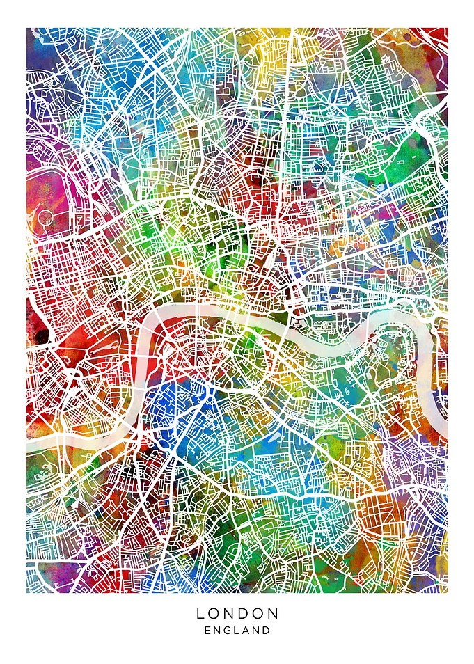 London England Map