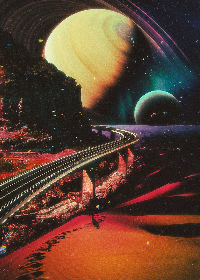 Space Desert Landscape