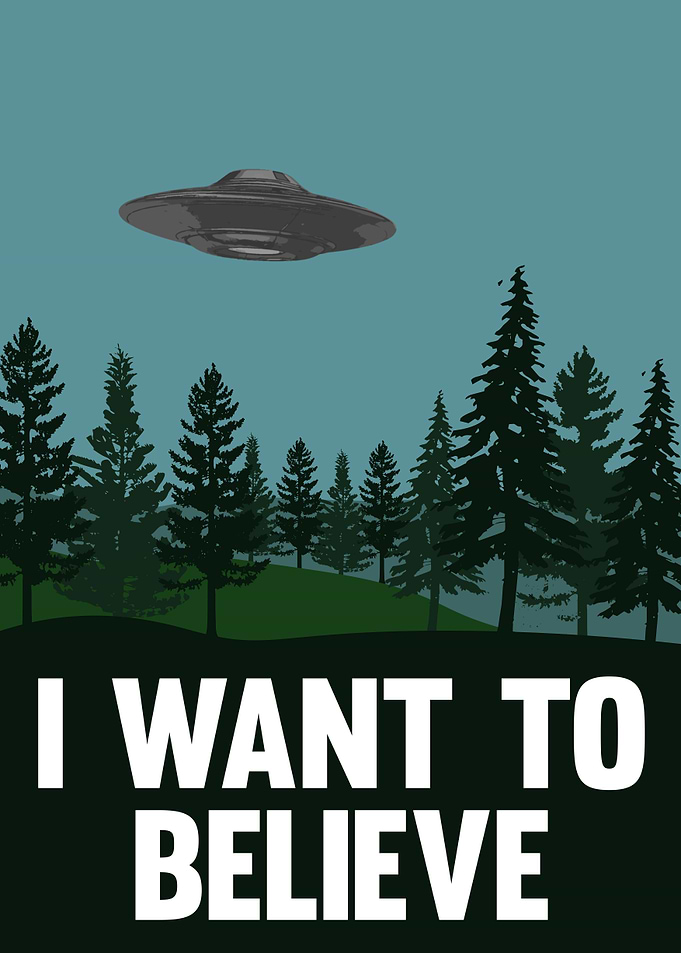 I WANT TO BELIEVE
