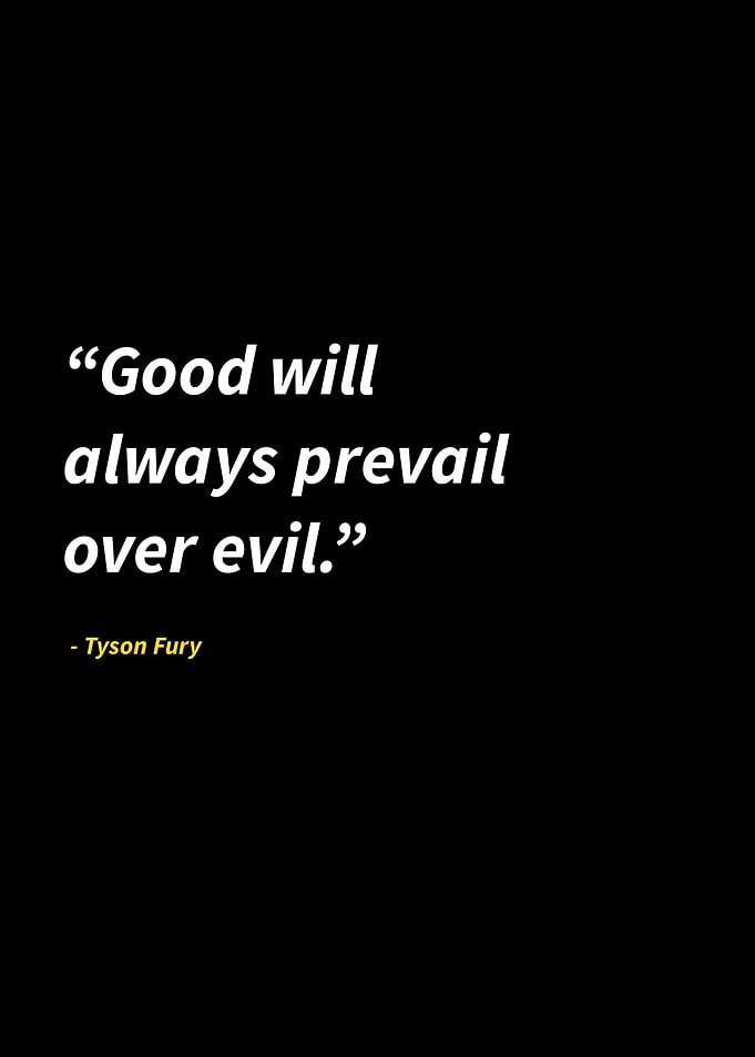 Tyson Fury quotes