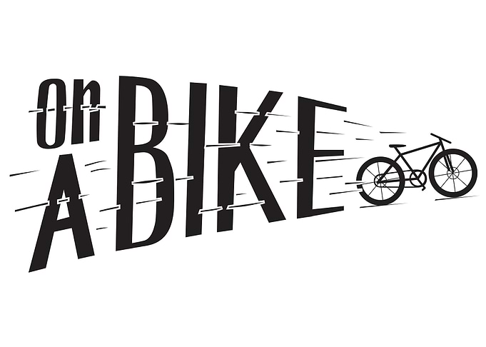 On a bike