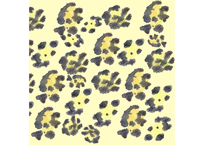 Seamless pattern of jaguar