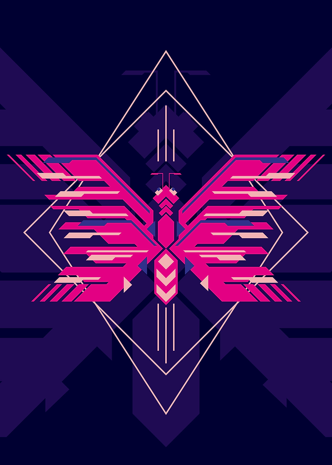GEOMETRIC BUTTERFLY