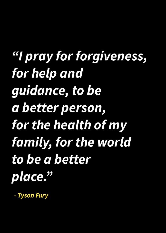 Tyson Fury quotes