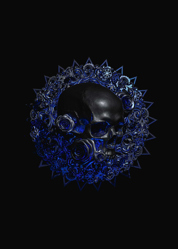 Skull Rose 2