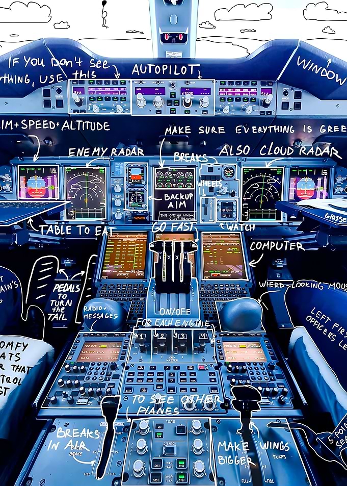 A380 Airbus Cockpit